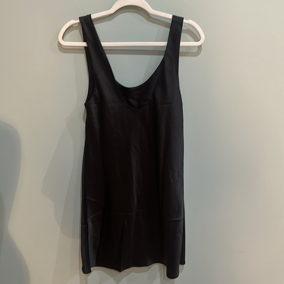 ASOS black womens satin mini dress - Picture 5 of 7